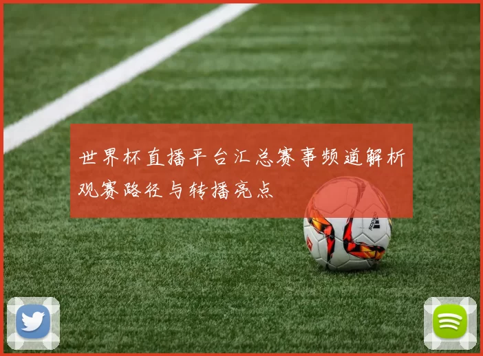 世界杯直播平台汇总赛事频道解析观赛路径与转播亮点