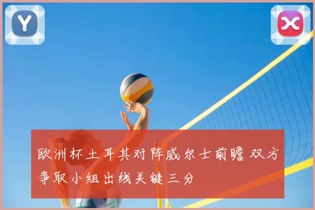 欧洲杯土耳其对阵威尔士前瞻 双方争取小组出线关键三分